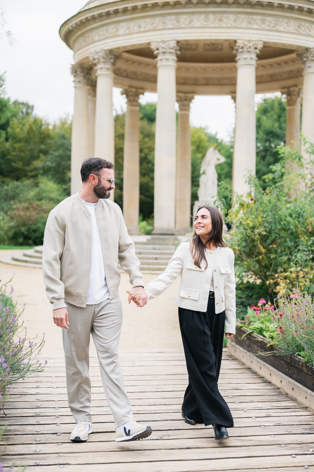 Séance photo couple château de Versailles