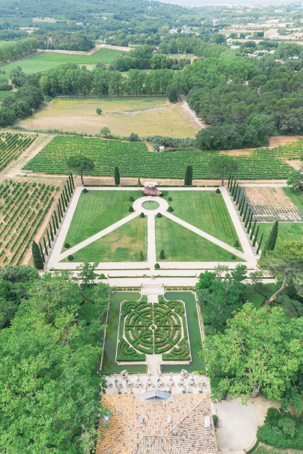 Drone château de la Gaude