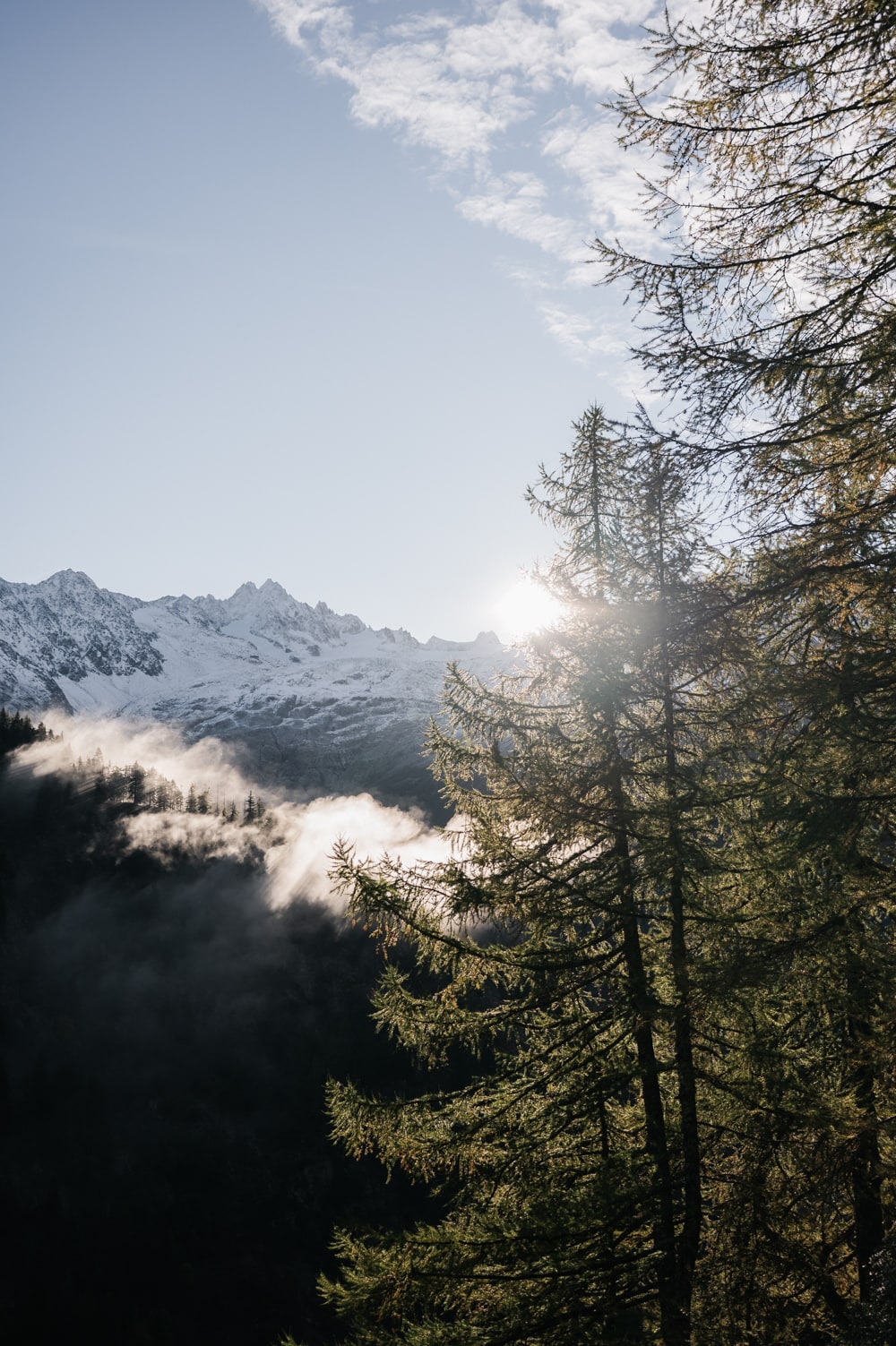 Chamonix chaine de montagne