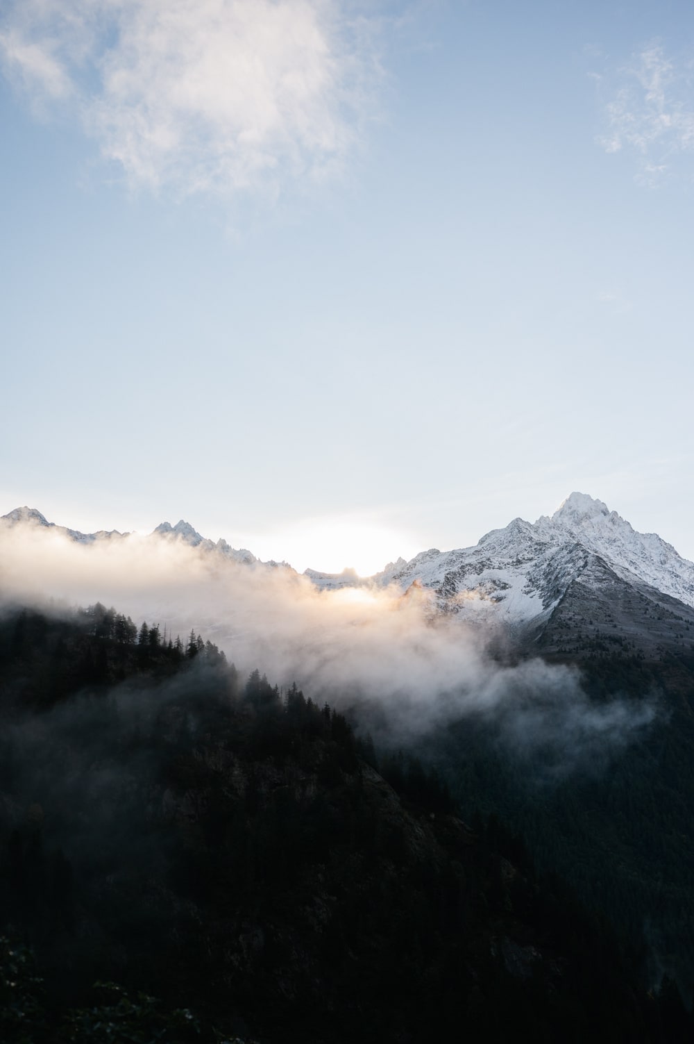 Chamonix massif des aiguilles rouge